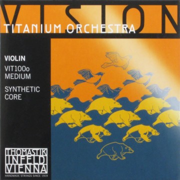 ست سیم ویولن توماستیک ویژن تیتانیوم ارکستر 4/4- VIT100o